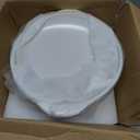Pots Casserole Soup Bowl with Lid Ceramic Cookware Stockpot Rice Pots Clay Pot for Cooking (White, 3.4 Quart)