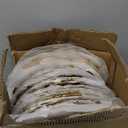 Tableclothsfactory 6 Pack 13" Round Gold Acrylic Reef Charger Plates Ruffled Rim Dinner Charger Plates for Weddings Events