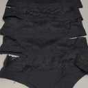 Women's Thongs Underwear Cotton Seamless Thongs for Women Lace Trim Panties (Medium)