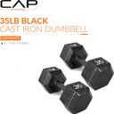 CAP Barbell Cast Iron Hex Dumbbell | Multiple Options
