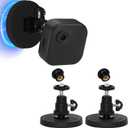 Magnetic Camera Mount Compatible with Blink Outdoor 4 (4th Gen)/Outdoor 2K+/(3rd Gen), Blink Mini/Mini 2, Blink XT/XT2, Adjustable Neodymium Magnet Wall Mount Bracket Attached to Magnetic Surfaces, 2-Pack