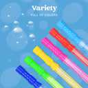 JOYIN 14.6 Big Bubble Wands for Kids, 6 PCS Bubble Wand with Refill Solution for Summer Toy Party Favor, Outdoors Toy Activity, Easter Basket Stuffers, Birthday Gift