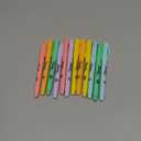 Sharpie Pocket Highlighters, Mild Pastel Colors, Assorted, Chisel Tip, 12 Count - School, Home, and Office Use, Teacher Supplies