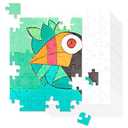 Juvale 36 Pack Blank Puzzles to Draw On, 8.5x11 Make Your Own Jigsaw Puzzle for Kids DIY Crafts, Arts Projects (48 Pieces Each)