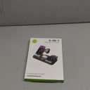 Dual Phone Wireless Charging Station for Apple Devices, Magnetic Charging Station for iPhone with Auto Switch 7-Color Light&Clock, Family Watch Charger for iPhone17 for iWatch11 for AirPods Pro3(Cream