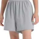 PATPAT Boys 2-in-1 Shorts, Ultra-Light Quick-Dry Mid-Thigh Athletic Shorts with Mesh Liner for Kids Running Soccer Training (XS)