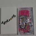 SCORPIFY for iPhone 17 Pro Max Case [Compatible with MagSafe] with Hibiscus Floral Design, Cute Clear Flower Magnetic Phone Cover for Women Girls, [Non Yellowing] Slim Bumper with Gold Accents