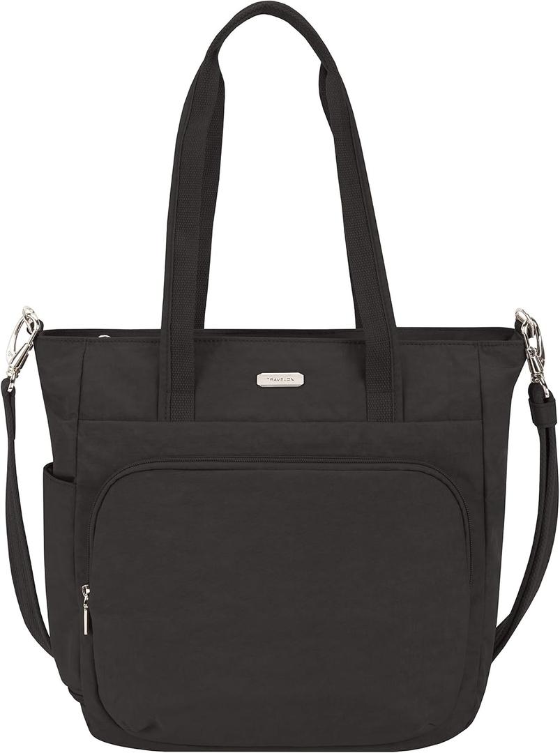 Travelon Anti-Theft Essentials Convertible Backpack/Tote, 12"W x 13.25"H x 4.25"D