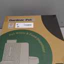 Gardner Pet Gravity Automatic 2-in-1 Pet Feeder, 0.8 Gallons*2 Cat Feeder and Water Dispenser Set, 100% BPA-Free and Stainless Steel Water Bowl for Dogs, Cats, Rabbits, Puppies (Dark Woodgrain)