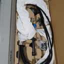 Delta Nicoli Brushed Nickel Kitchen Faucet with Pull Down Sprayer, Modern Single Hole Kitchen Sink Faucet, Single Handle, Stainless Steel 19867LF-SS