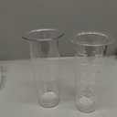 BESTOYARD Acrylic Ice Cylinder and Fruit Infuser for 1 Gallon Drink Dispenser with Pulp Filter Compatible with Glass and Square Beverage Containers 9.29 Inch