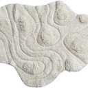 Bloomingville Textured Harmony Tufted Rug, Natural
