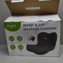Mynt Lower Back Acupressure Massager, Lumbar Hip Rolling Massage Seat Cushion with Heat, Foldable Ergonomic Support Cushion with Shiatsu Massage Help Improve Sitting Posture