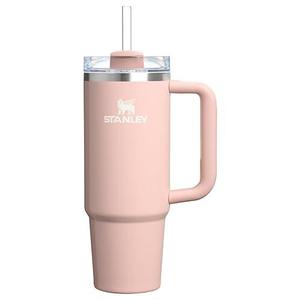 STANLEY Quencher H2.0 Tumbler with Handle and Straw 40 oz | Flowstate 3-Position Lid | Cup Holder Compatible for Travel | Insulated Stainless Steel Cup | BPA-Free | Peach Whip Gloss