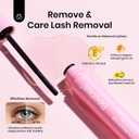 Beetles Lash Clusters Kit Dramatic Fluffy Lash Extension Kit 100 Pcs CC Curl 9-16mm False Eyelash Extension Set with 2-in-1 Bond and Seal Remover Brush Tweezers Eyelash Clusters Tempt KVT082