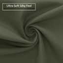 Nestl Soft Pillow Shams Set of 2 - Double Brushed Microfiber Pillow Covers - Hotel Style Premium Bed Pillow Cases, with 1.5 Decorative Flange, Euro 26"x26" - Olive Green