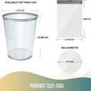 FORID Small Drawstring Trash Bags - 2.6 Gallon White Garbage Bags 240 Count, Durable & Thick Bags, Multipurpose Use