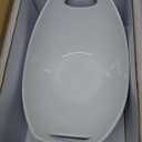 LAUCHUH Serving Bowls with Handles, Porcelain Serving Dishes White Nesting Bowls Mixing Bowl Set Salad Bowls for Entertaining, Party, Valentine's Day, Baby Shower, Set of 3, 15/28/49 oz