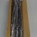 Black Shower Curtain Rod Tension 30 to 80 Inch,1 Inch Diameter Adjustable Tension Curtain Rod No Drilling,Shower Rods for Bathroom,No Rust