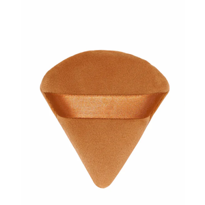 Suclain 48 Pcs Velour Triangle Powder Puff Soft Velour Makeup Puff for Face Powder Makeup Triangle Sponges for Wet and Dry Cosmetic Foundation Loose Mineral Body Tool(Brown)