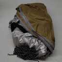 Canopy Replacement Top Outdoor only Suitable for Top Width 118x118 inches Straight Leg Without Central Pole and Side Extensions Pop up Tent, excluding Tent Frame, Dark Brown