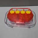 Redboat 2 Pack Window Hummingbird Feeder, Strong Suction Cup Hummingbird Feeder with 4 Feeding Ports, Easy to Clean and Refill Plastic Humming Bird Feeder,Gifts,10oz