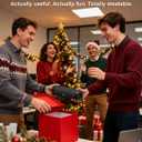 Bluetooth Speaker Gifts for Men: Portable Wireless, IPX5 Waterproof, White Elephant Gifts for Adults, Stocking Stuffers for Teens Boy Girl, Up to 20H Playtime, TWS Pair, for Home/Party/Outdoor (Black)