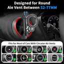 Car Magnetic Phone Mount for Chevrolet Blazer 2019-2025，Camaro 2010-2015，Chevy HHR 2006-2011 Interior Circular Air Vent Accessories Cell Cellphone Holder Screen Charging Magnet Stand Mobile Cradle