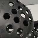 BARKLESS Dog Muzzle for Short Snout, Soft Frenchie Muzzle for Biting, Chewing, Licking for French Bulldogs Boston Terriers, Ideal for Flat-Faced Aggressive Dogs Grooming Walking, Allows Drinking (L (Head Cir: 17"-18.5"), Black)