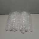 Tioncy 50 Pcs Acrylic Drinking Glasses 4.5 oz Small Whiskey Glass Clear Shot Glasses Bulk Unbreakable Stackable Mixed Drinkware Mini Beer Mug for Oktoberfest Drinking Bars 