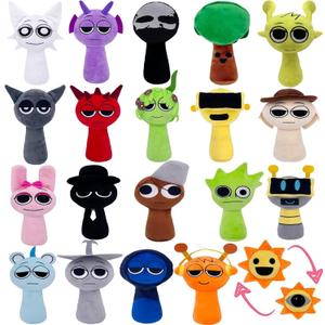 Plush Toys, Horror Games Plushies Toy for Fans, Soft Stuffed Animal Pillow Figure Doll Christmas Birthday Gifts for Adult Kids (20PCS)