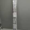 LazBlinds No Tools No Drill 1" Vinyl Mini Blinds, Cordless Blinds for Windows, Light Filtering Horizontal Window Blinds & Shades, 44" W x 48" H, White