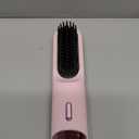 Go Brush Pro 2026 Hair Straightener Brush 300 Million Negative Ionic Portable Hair Straightener Comb for Women with 4 Temps Fast Heating MCH Ceramic Coating Smooth Frizz Hair Light Pink