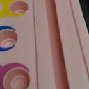 JANUA Pilates Board - Pilates Reformer Set, Multi-Purpose Foldable Pilates Reformer Board for Home, 5 in 1 Pilates Sliding Board (Pink)