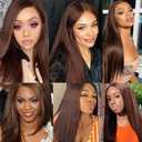 Dark Brown Straight Human Hair Bundles 14 Inch #4 Chocolate Brown Straight Single Bundle Human Hair Unprocessed Native Virgin Hair 100g Total 1 Hair Extensions Double Weft for Women