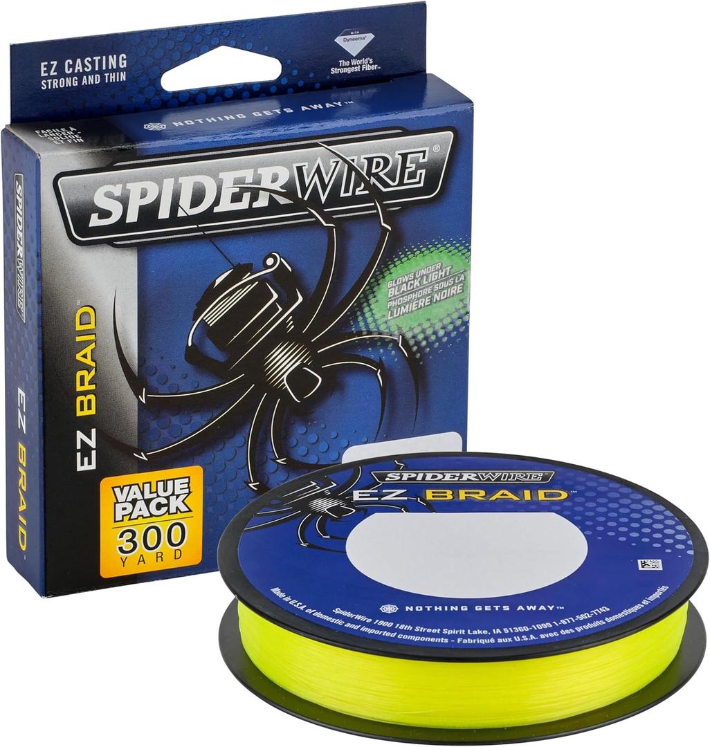 SpiderwireEZ Braid Moss Green 0.013in | 0.33mm (Hi-Vis Yellow)