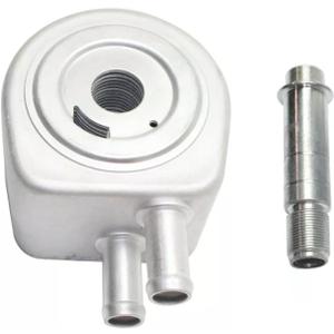Engine Oil Cooler Compatible With 1998-2007 Ford F150 F250 F350 F450 F550 E350 E450 Econoline Excursion 5.4L V8, 6.8L V10 Replaces 4C3Z6A642A FO4000100 918-110