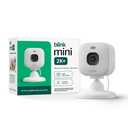 Blink Mini 2K+ (newest model) Plug-in Home & Pet Indoor Security Camera with 2K video resolution, night vision, enhanced audio, motion detection 1 camera (White)