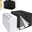 Air Conditioner Covers for Outside 20"W x 14"H x 12"D Compatible with Midea AC 8000/ 10000/ 120000 BTU, 3 Layers Insulation Window AC Covers for Outside Compatible with Midea U Shaped Unit, Black