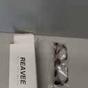 REAVEE Oversized Square Reading Glasses for Women, Blue Light Blocking Large Frame Computer Readers Spring Hinge