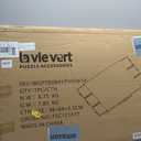 Lavievert Fully Flannel Covered Tilting Puzzle Board with 6 Drawers & Cover, Adjustable Plateau with Stand for Adults, Portable Puzzle Table with Non-Slip Tabletop for Up to 1500 Pieces - Dusty Pink