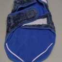 Malier Dog Winter Coat, Reversible Fleece Dog Cold Weather Coats, Windproof Warm Snow Puppy Jacket Vest Pet Clothes for Small Medium Large Dogs (Blue, X-Small)