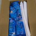 2 Pack Disposable Toilet Brush and Holder Set,Extended Handle with 48 Cleaner Refills Toilet Brush for Toilet Bowl Cleaners,Bathroom Cleaning, Bathtub - Blue (Ocean Fresh Scent)