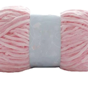 Pink Warm Velvet Blankt Luxury Soft Chenille Yarn Crochet Knitting Sweater Scarf Hat Cardigan DIY Yarn 100Gram-3.5ounce