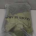 GLORY SEASON Velvet Sofa Cover Soft Decorative Luxurious Solid Exquisite Ruffle Trim,Retro Farmhouse Vintage Sofa Slipcover Couch Cover for 2-3 Cushion Sofa for Living Room 1PC 88x134 Inch (Olive Green)