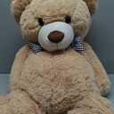 MaoGoLan Giant Big Teddy Bear 4 Feet 47 inch Life Size Tan Plush Bear Brown Stuffed Animal for Children Boyfriend