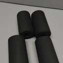 Deekin 4 Pcs Foam Foot Pad Rollers Buffer Tube Cover for Exercise Machine Home Gym Equipment Replacement Pads for Leg Extension Weight Bench Inversion Table(0.87 x 2.75 x 5.1 Inches)