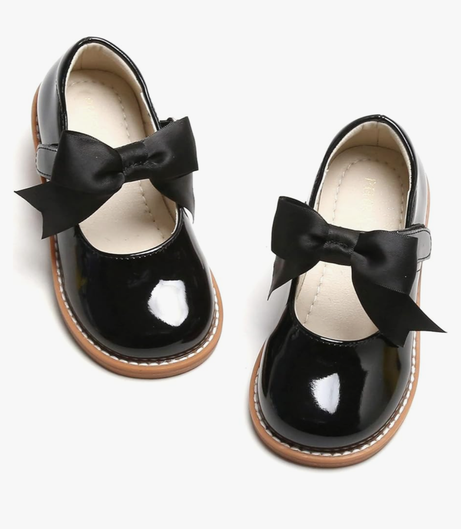Toddler Girl Mary Jane Dress Shoes-Little Girl School Uniform Shoes for Wedding Party 7"
