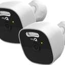 Chamberlain myQ Outdoor Battery Camera | 2K Camera, Color Night Vision, Spotlight, Motion Alerts, Live View with Two-Way Talk, Wireless, Weather-Resistant, Outdoor, White, 2 Pack