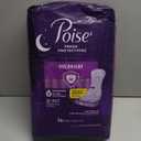 Poise Overnight Incontinence & Postpartum Pads for Bladder Leaks, 8 Drop Extra Coverage, 36 Count (Long)